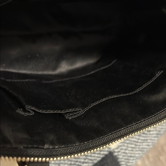 Coach Black Leather Satchel with Silver Hardware - Picture 3 of 5